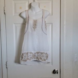 White long top.  Size M